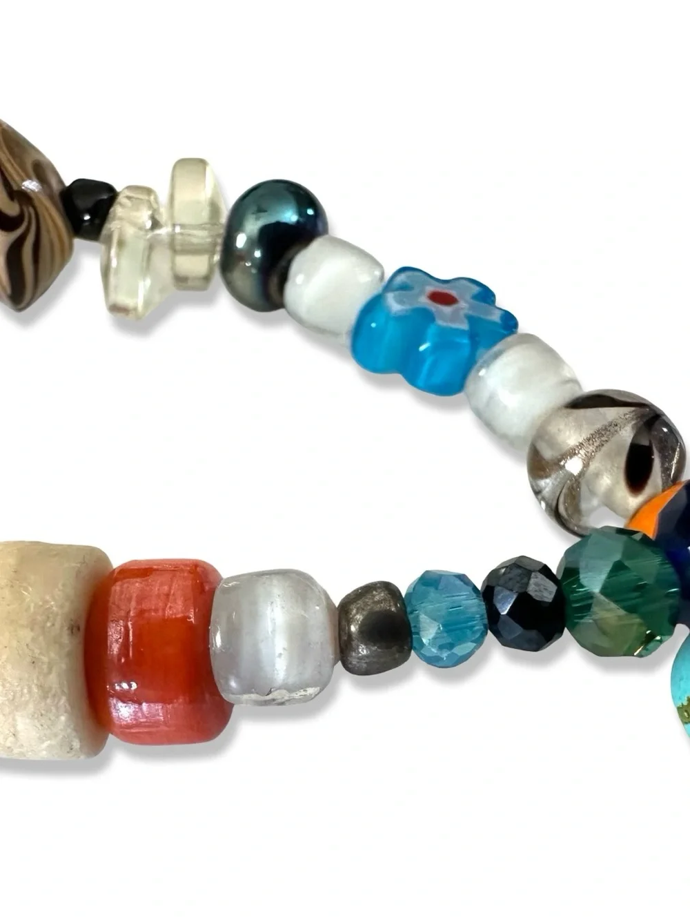 1 Pound Mixed Vintage Beads, NO ACRYLIC